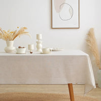 Nappe  Écru – Élégance Naturelle et Intemporelle pour une Table Apaisante