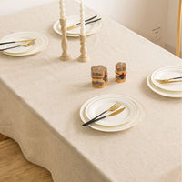 Nappe Unie Beige – Simplicité Élégante pour une Table Naturelle