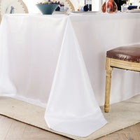 Nappe Rectangulaire en Satin – Élégance Brillante pour Mariages, Réceptions et Décoration de Table