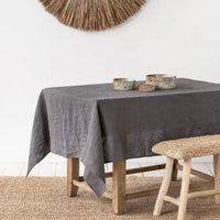 Nappe Rectangulaire Lin Naturel – Élégance rustique pour une table apaisante