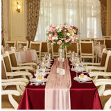 Nappe Rectangulaire Satiné Rouge Profond