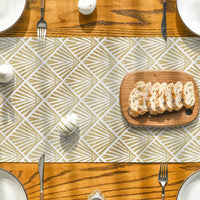 Chemin de Table Doré Moderne avec Imprimé