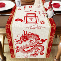 Chemin de Table en Lin Nouvel An Chinois