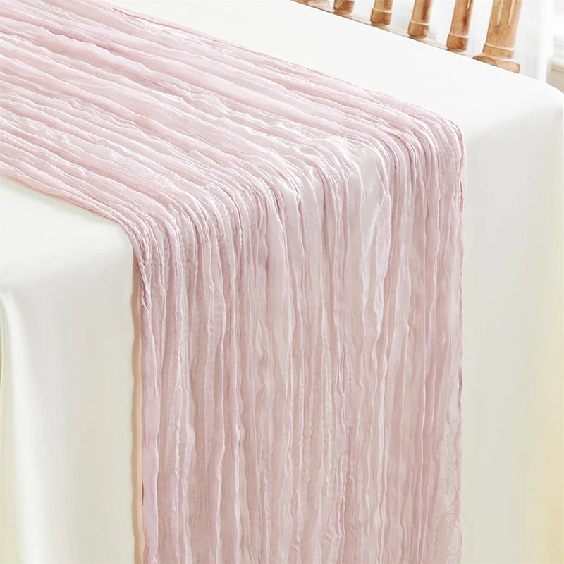 CHEMIN DE TABLE SATIN ROSE PÂLE | Chemins de table | Les Productions CHEMIN DE TABLE SATIN ROSE PÂLE | Chemins de table | Les Productions
