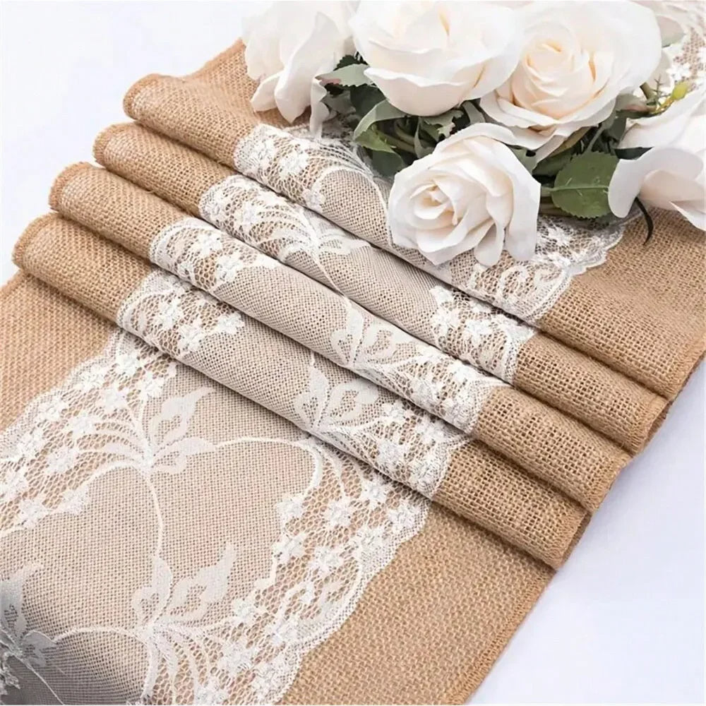 Chemin De Table Toile De Jute Action
