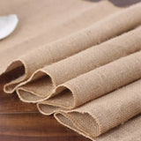 Chemin de Table Toile de Jute Discret et Robuste