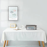 Nappe blanche douce et élégante en coton