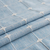 Nappe Bleu Rectangulaire avec Motif à Carreaux