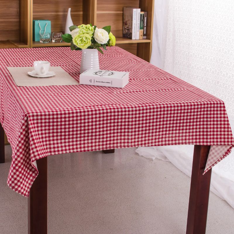 Nappe Rouge à Carreaux : le Genre Bistrot pour une Table Conviviale