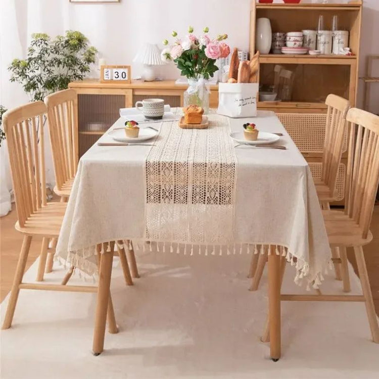 Serviettes de table en lin avec passepoil Kennedy, 4 pièces Serviettes de table en lin avec passepoil Kennedy, 4 pièces