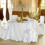 Nappe Ronde en Satin – Élégance Brillante pour Mariages & Réceptions Inoubliables