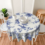 Nappe Ronde Toile de Jouy – Charme Français et Élégance Classique pour Votre Table