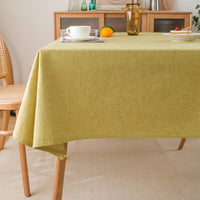 Nappe Imperméable Effet Lin Déperlante
