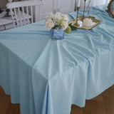 Nappe Rectangulaire Unie en Coton pour Mariage et Réception