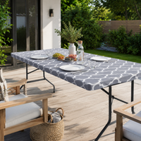 Nappe De Table Imperméable Élastique Pour Table Pliante
