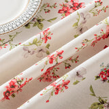 Nappe De Table Imperméable Florale À Franges