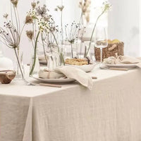 Nappe De Table Unie En Polyester Tissé