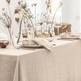 Nappe De Table Unie En Polyester Tissé