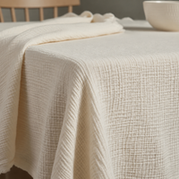 Nappe En Coton Froissé Style Bohème