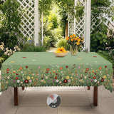 Nappe Imperméable Motif Fleurs Colorées