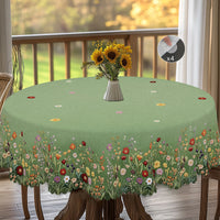 Nappe Anti Tache Fleurie Style Champêtre