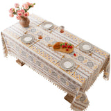 Nappe Imperméable Bohème à Motifs Géométriques