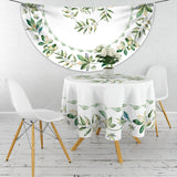 Nappe Imperméable Ronde Fleurie Pour Table À Manger