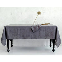 Nappe de Table en Lin Rectangulaire Unie