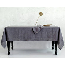 Nappe de Table en Lin Rectangulaire Unie