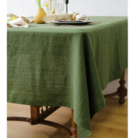 Nappe de Table en Lin Rectangulaire Unie