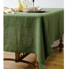 Nappe de Table en Lin Rectangulaire Unie