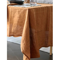 Nappe de Table en Lin Rectangulaire Unie