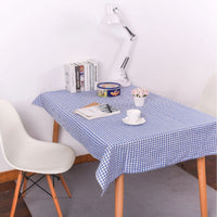 Nappe Rectangulaire Vichy en Coton et Lin