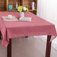 Nappe Rectangulaire Vichy en Coton et Lin