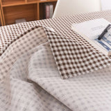 Nappe Rectangulaire Vichy en Coton et Lin
