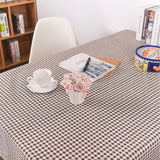 Nappe Rectangulaire Vichy en Coton et Lin