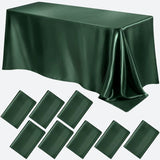 Nappe en Satin Verte 