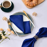 Serviettes en Tissu Satiné Élégantes 