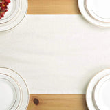 Chemin de Table Blanc Simple et Discret