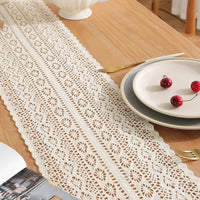 Chemin de Table Crochet Élégant et Raffiné en Dentelle Fine