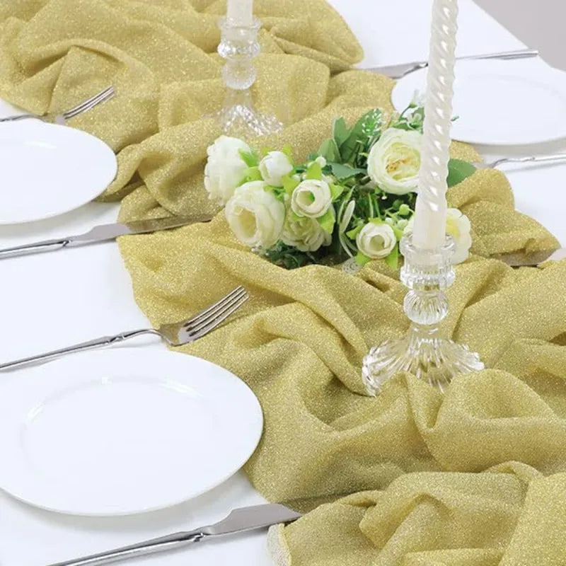 Spldsun 4 Pièces Set de Table doré, Tapis de Table Creux Or, AntidéRapant Et Anti-BrûLure pour DéCorer Et ProtéGer Les Tables à Manger (Doré