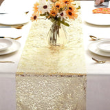 Chemin de Table Doré à Paillettes Métalliques