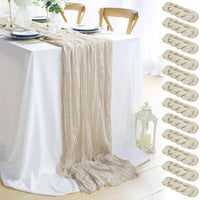 Chemin de Table en Gaze Semi-Transparente – 90 × 400 cm — 90 x 400 cm