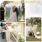 Chemin de Table en Gaze Semi-Transparente – 90 × 400 cm