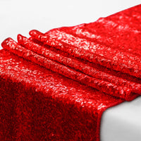 Chemin de Table Rouge à Sequins