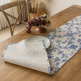Chemin de Table en Tissu Motif Floral Style Rétro