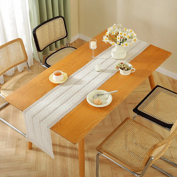 Chemin de Table en Toile de Jute-Couleur Naturelle-Largeur:25cm-Rouleau