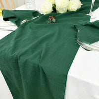 Chemin de Table Vert de Noël en Coton