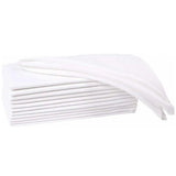 Serviette en lin et coton naturel — Blanc 28x28cm