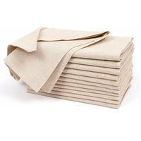 Serviette en lin et coton naturel — Naturel 40x40cm